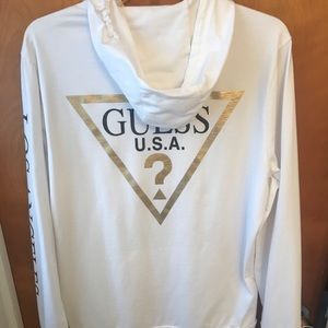 Guess Men’s Thin Pullover Hoodie
